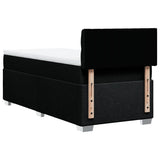 Box Spring Bed with Mattress Black 100x200 cm Fabric 3285808