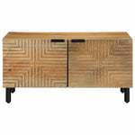 Coffee Table Brown 80x50x40 cm Solid Wood Mango 4017725