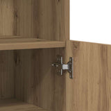 LED Sideboard Brown 60 x 37 x 100 cm Engineered Wood 863034