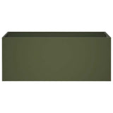 Garden Planter 2 pcs Olive Green 80 x 40 x 40 cm 8005239