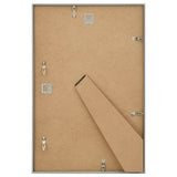 Photo Frames Collage 5 pcs for Wall or Table Silver 70x90cm MDF 332195