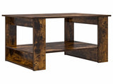 Coffee Table Smoked Oak 72 x 50 x 50 cm Engineered Wood 8000192
