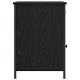 Bedside Cabinet Black Oak 40 x 42 x 60 cm Engineered Wood 875784