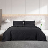 ZNTS Duvet Cover Set Black 240x220 cm Cotton 136112