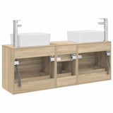 Bathroom Cabinet Set 3 pcs Sonoma Oak 53 x 34.5 x 63 cm 3405861