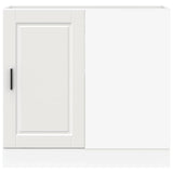 Kitchen Base Cabinet Porto White Engineered Wood 854298