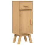 Bathroom Furniture Set with Door 4 pcs Brown 114 x 43 x 73.5 cm 3334190