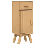 Bathroom Furniture Set with Door 3 pcs Brown 114 x 43 x 73.5 cm 3334189