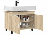 Bathroom Vanity Unit Sonoma Oak 60 x 35 x 60 cm Engineered Wood 889397