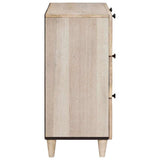 Sideboard White 60 x 33 x 75 cm Solid mango wood 4018119