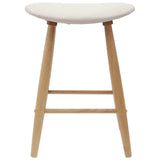 Dining Chairs 2 pcs Natural 46 x 37 x 63 cm Solid Rubber Wood 42020458