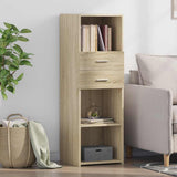 Highboard Sonoma Oak 40x42.5x124 cm Engineered Wood 846161