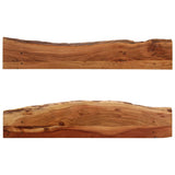 Wall Shelves 2 pcs 110x20x18 cm Solid Wood Acacia 337824