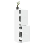 Apothecary Cabinet White 40x41x144.5 cm Engineered Wood 3309636