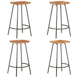 Bar Stools 4 pcs Solid Acacia Wood 320652