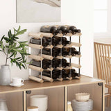 Wine Rack for 20 Bottles Solid Pinewood 282469