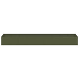 Planter Olive Green 360x80x40 cm Steel 860769