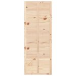 ZNTS Barn Door 80x1.8x214 cm Solid Wood Pine 824628