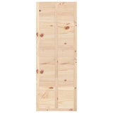ZNTS Barn Door 80x1.8x214 cm Solid Wood Pine 824628