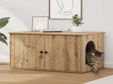 Cat House Artisian Oak 85 x 55 x 50 cm Engineered Wood 8000733