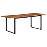 Dining Table 200x100x75 cm Solid Wood Acacia 373620