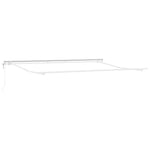 ZNTS Retractable Awning Orange and Brown 400 x 350 cm 3330737