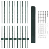 Welded Wire Fence with Post 25 x 1 m 3336479