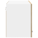 Hanging Cabinet Sonoma Oak and White 80 x 31 x 40 cm 884230