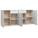 Sideboard Concrete Grey 160x36x75 cm Engineered Wood 3074931