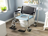 3-In-1 Commode Wheelchair - Black T3398P344149