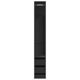 Wardrobe Black 30x50x200 cm Engineered Wood 3307739