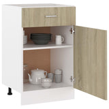 Drawer Bottom Cabinet Lyon Sonoma Oak 50x46x81.5 cm Engineered Wood 801223