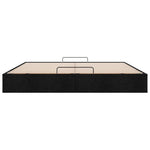 Ottoman Bed Frame without Mattress Black Super King Fabric 3310924