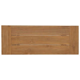 340742 Bench 80 cm Solid Wood Teak