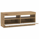 LED TV Cabinet Artisan Oak Engineered Wood 897434