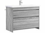 Bathroom Furniture Set Grey Sonoma 81 x 40 x 84.5 cm 3404271