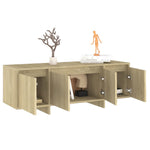 TV Cabinet Sonoma Oak 120x30x40.5 cm Engineered Wood 809578