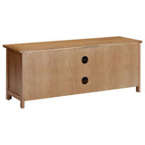 TV Cabinet 110x35x44 cm Solid Oak Wood 327435