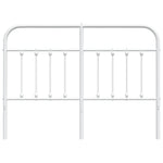 ZNTS Metal Headboard White 150 cm 352661