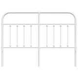 ZNTS Metal Headboard White 150 cm 352661