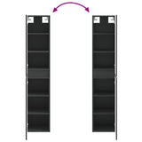 Bathroom Furniture Set 3 pcs Black 33 x 34.5 x 160 cm 3406054