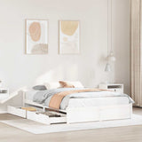 Bed Frame without Mattress White 100x200 cm Solid Wood Pine 3301685