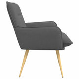 Armchair Dark Grey Fabric 42047699