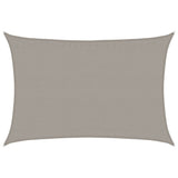 Sunshade Sail 160 g/m Rectangular Light Grey 3.5x4.5 m HDPE 4001988