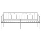 Sofa Bed Frame Grey Powder-coated metal Single 324775
