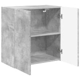 TV Wall Cabinet Concrete Grey 59.5 x 31 x 60 cm Engineered Wood 892352