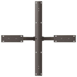 Dining Table Leg Spider Shape Black 85x85x cm Steel 4013123