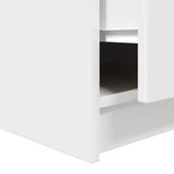 Coffee Table with Drawers White 70.5x70x40 cm 3328408