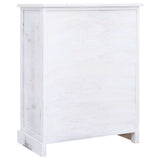 Drawer Cabinet White Paulownia wood Medium Drawer Cabinet 284180