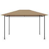 Gazebo 384x281x270 cm Taupe 180 g/m 313922